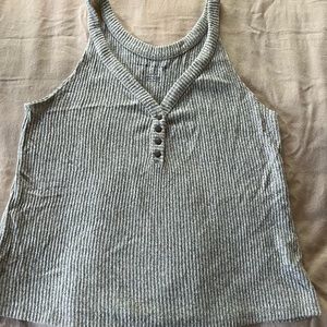 American Eagle henley tank top